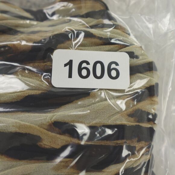 Chicos Jacket Womens 4 XL Animal Print Pleated Elegance Faux Fur Collar Mob Wife - Picture 14 of 14